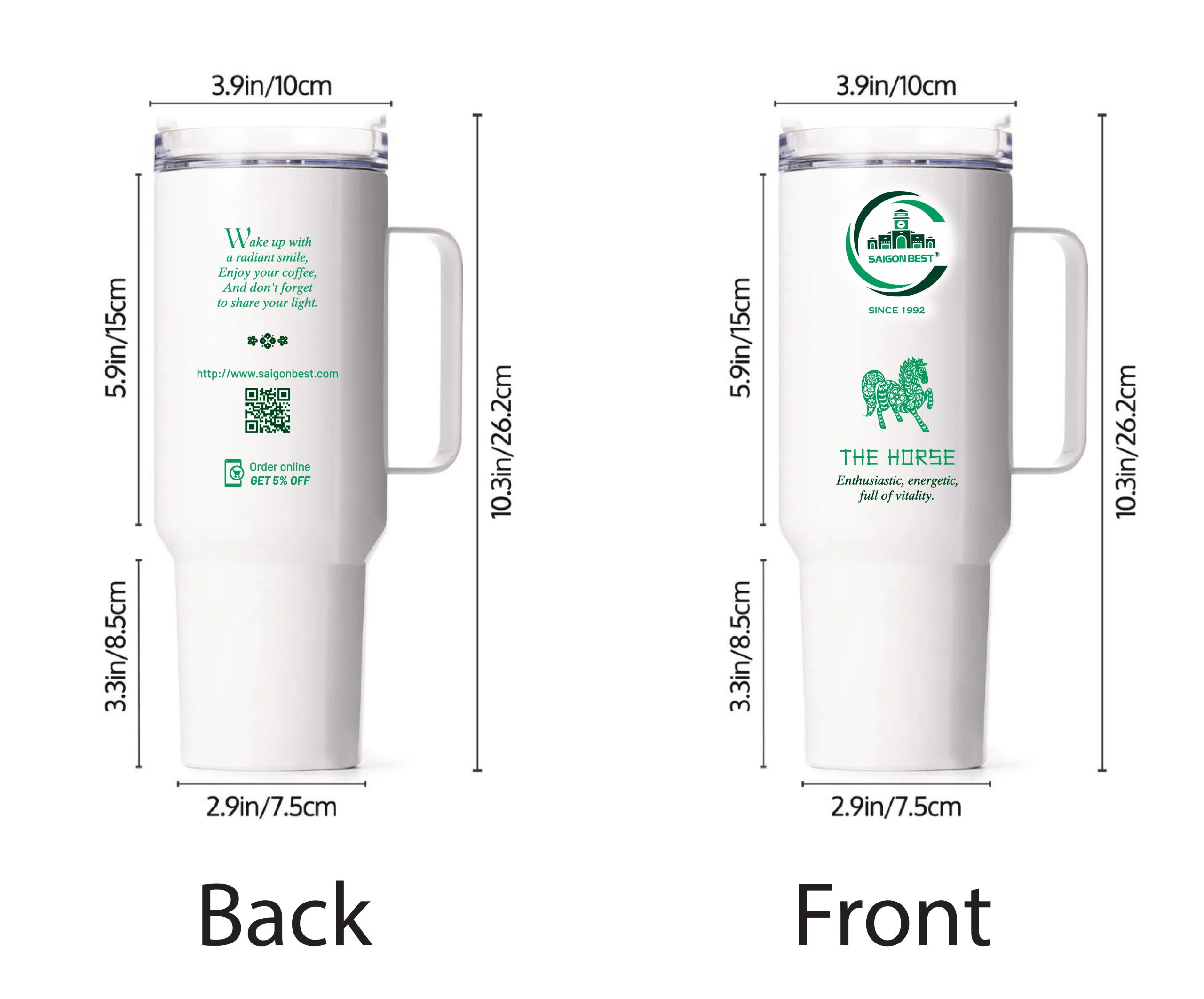 Horse Logo Cup