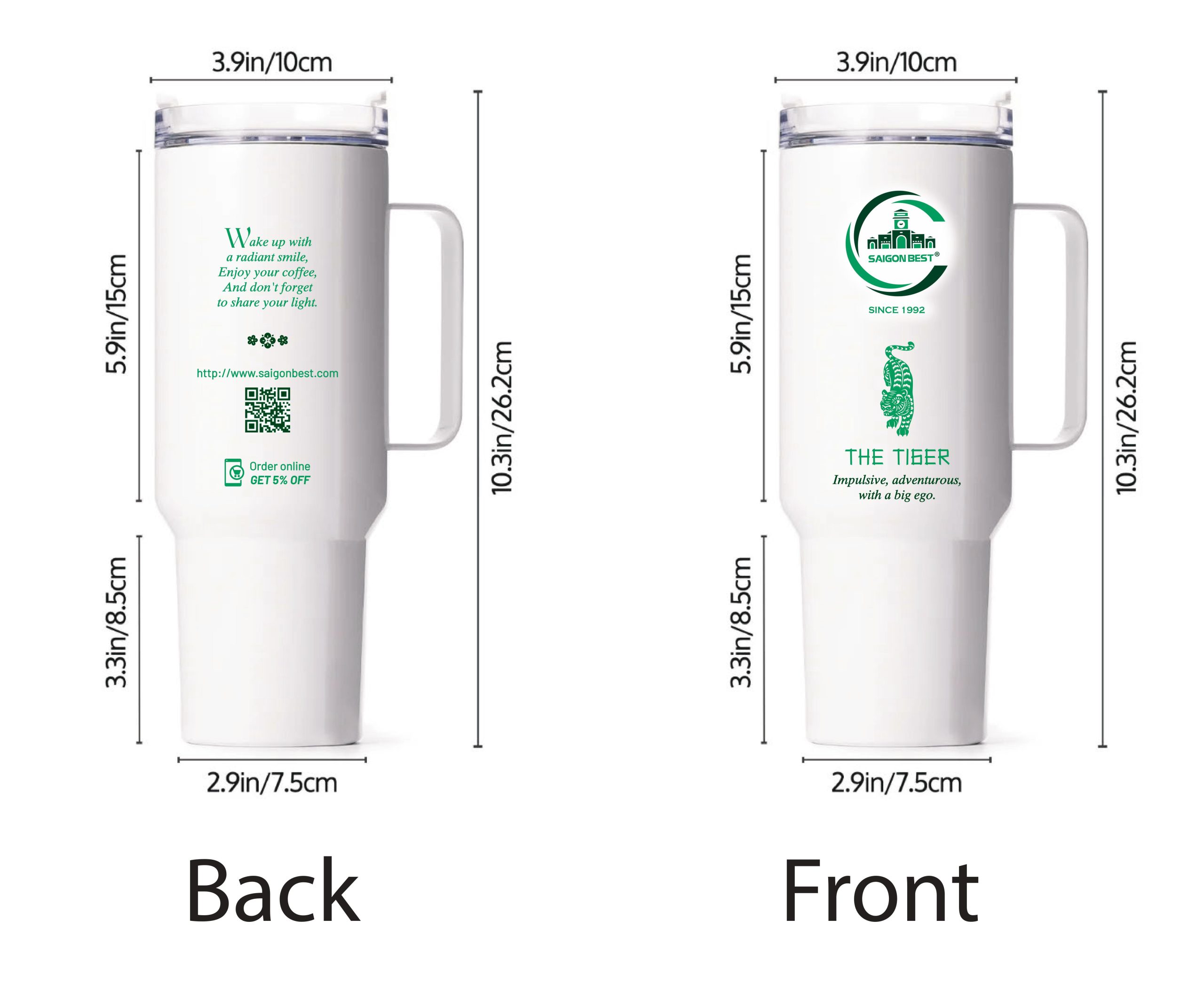 Tiger Logo Cup