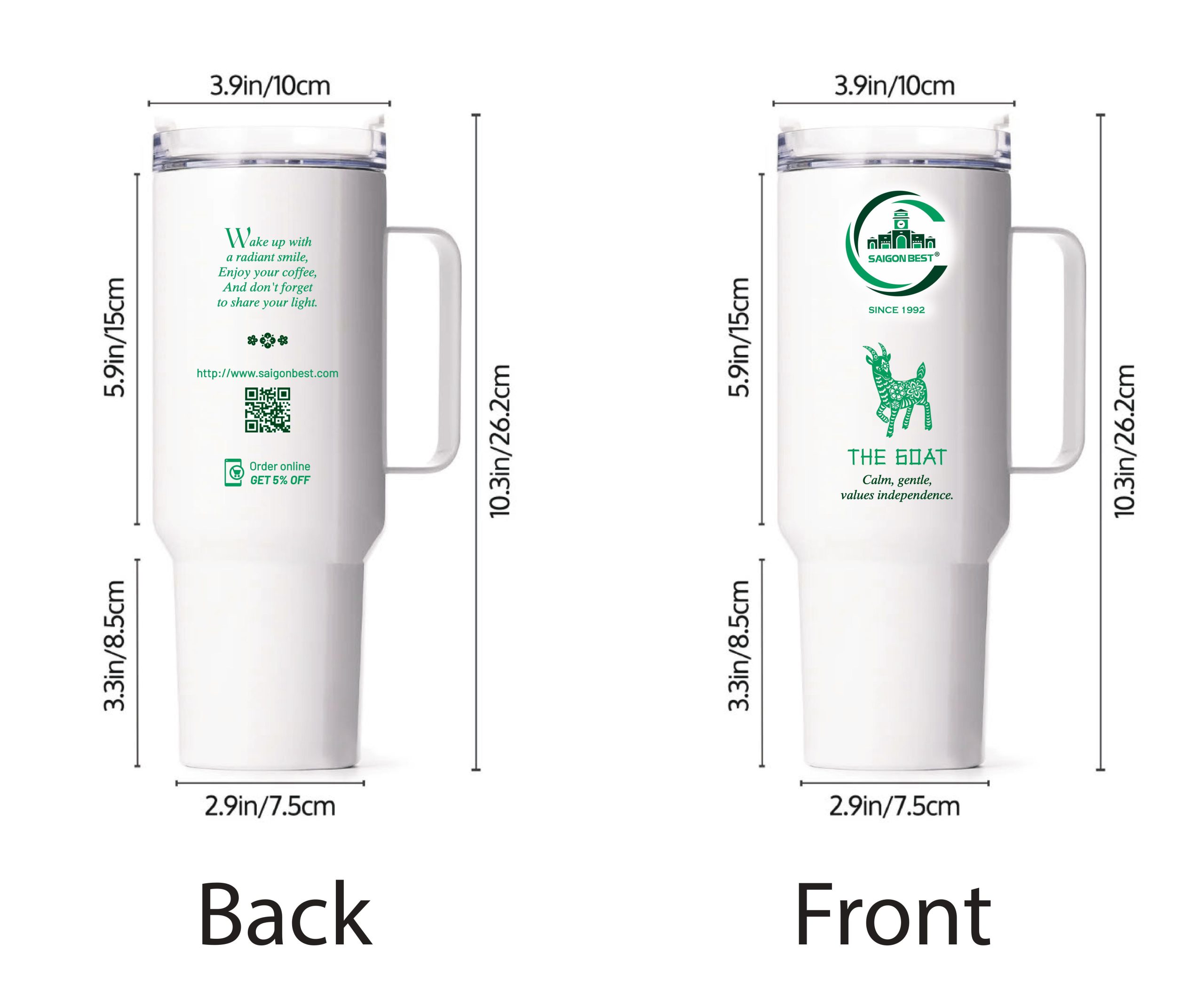 Goat Logo Cup